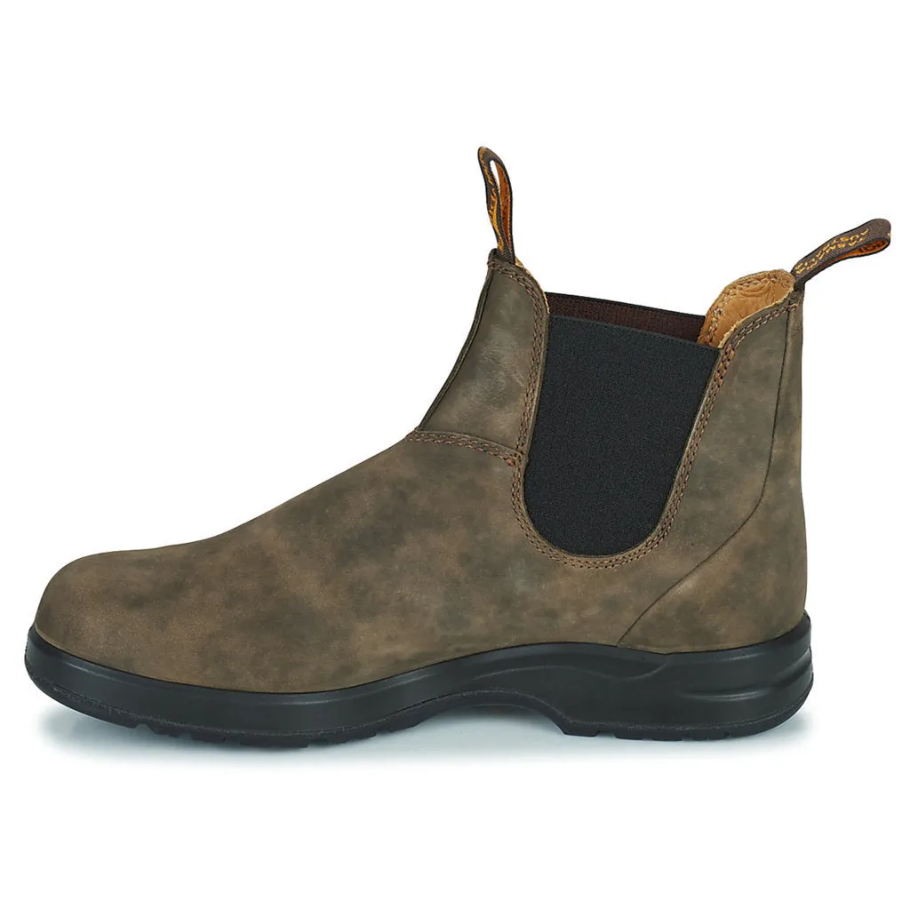 2056 Water-Resistant Leather Unisex Chelsea Boots