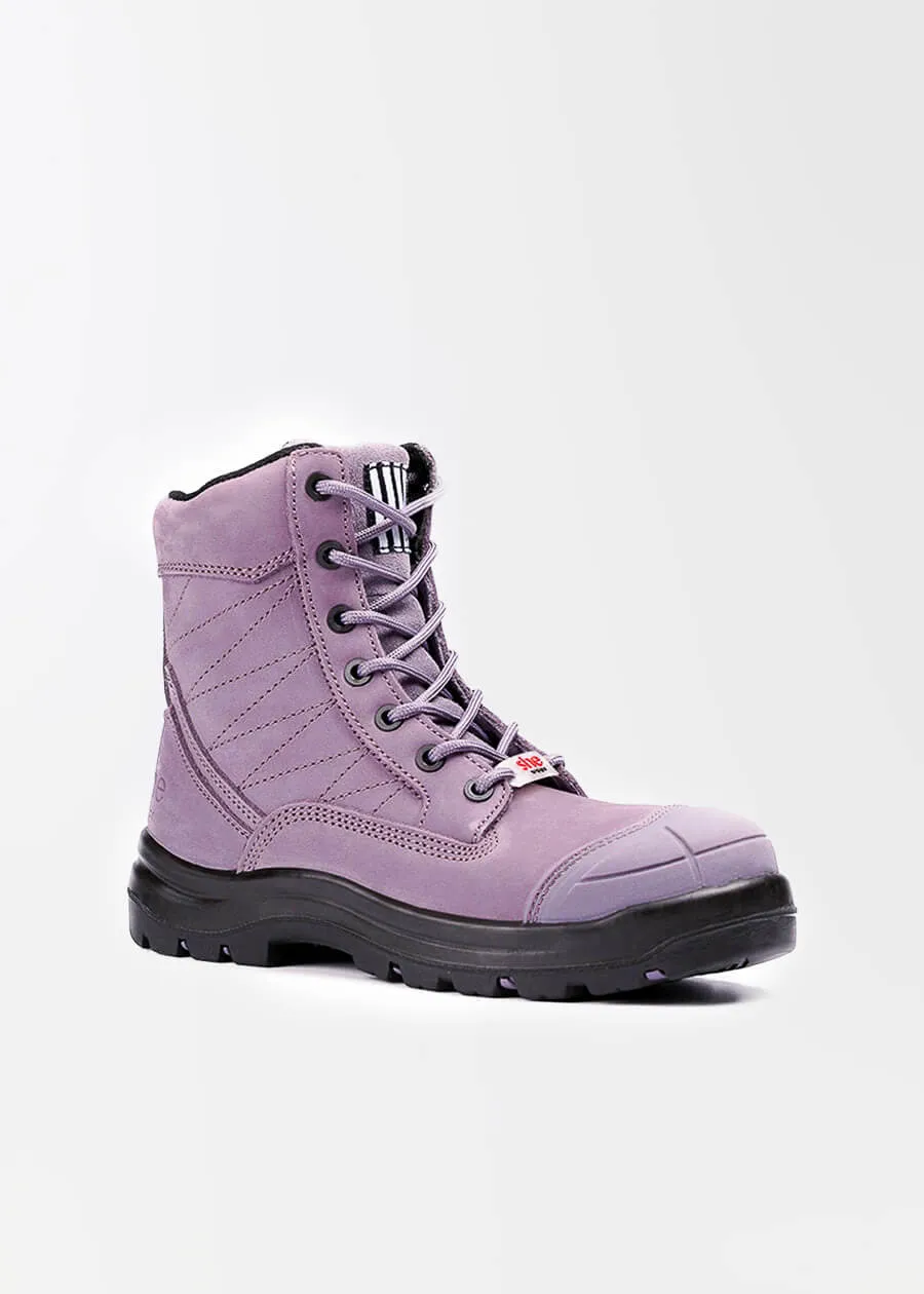 Achieves: womens safety work boots (zip)