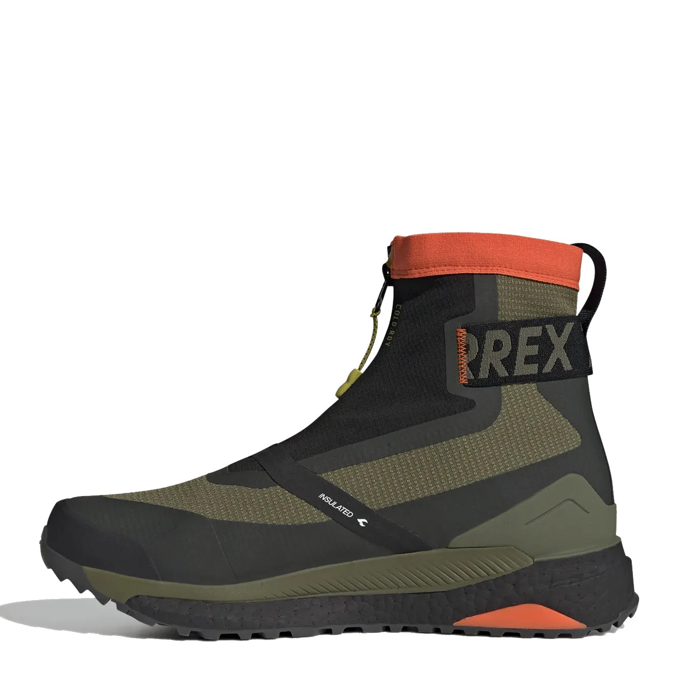 Adidas Terrex Free Hiker COLD.RDY Hiking Boots Focus Olive / Pulse Olive / Impact Orange