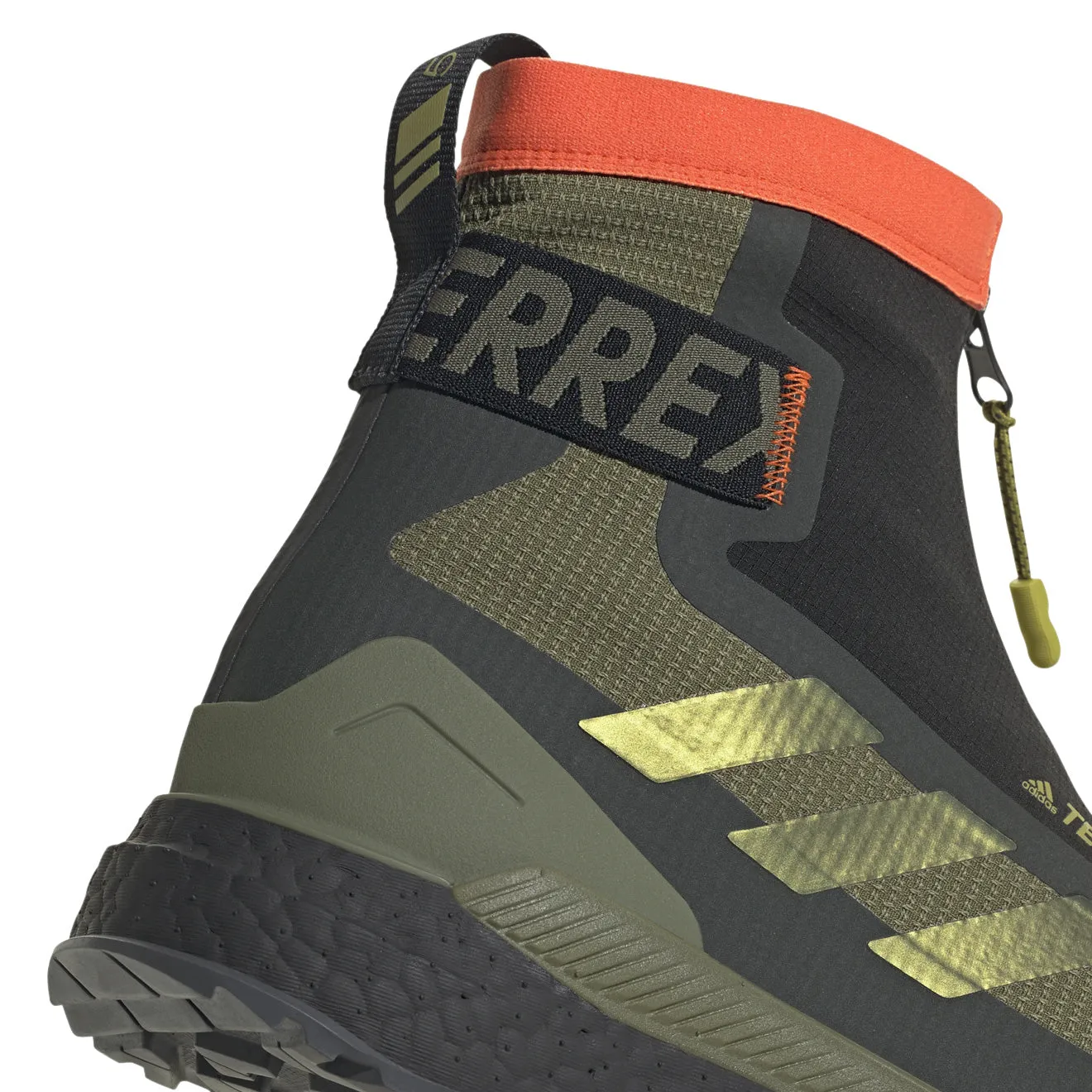 Adidas Terrex Free Hiker COLD.RDY Hiking Boots Focus Olive / Pulse Olive / Impact Orange