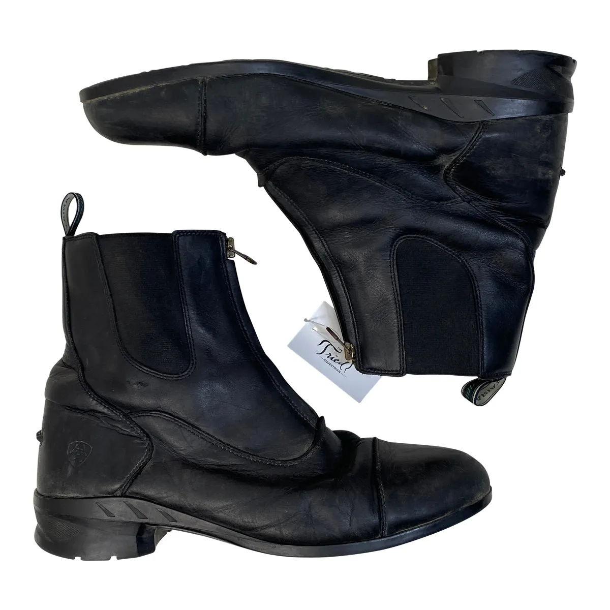 Ariat Heritage IV Zip Paddock Boots in Black - Men's 13EE