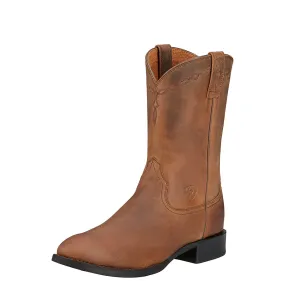 Ariat Men's Heritage Roper Round Toe Cowboy Boots