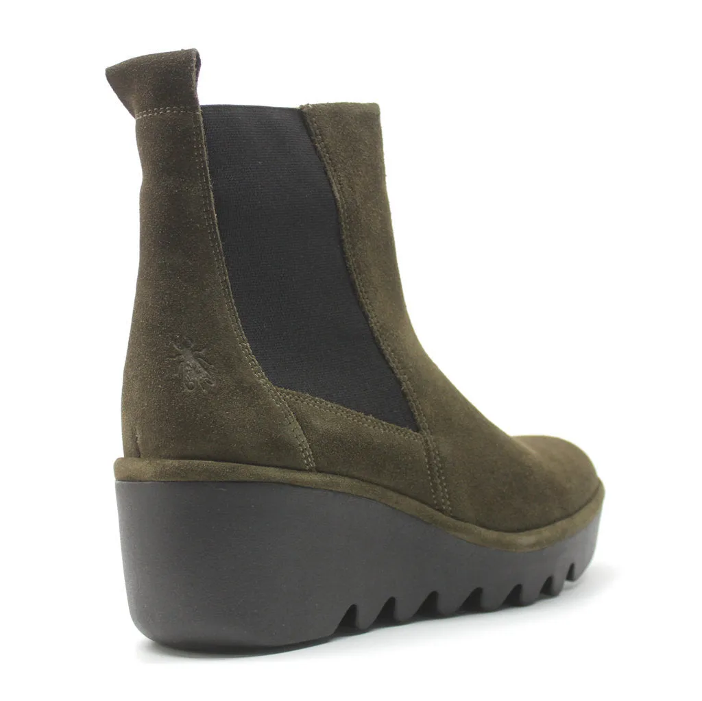 BAGU233FLY Suede Women's Chelsea Wedge Boots