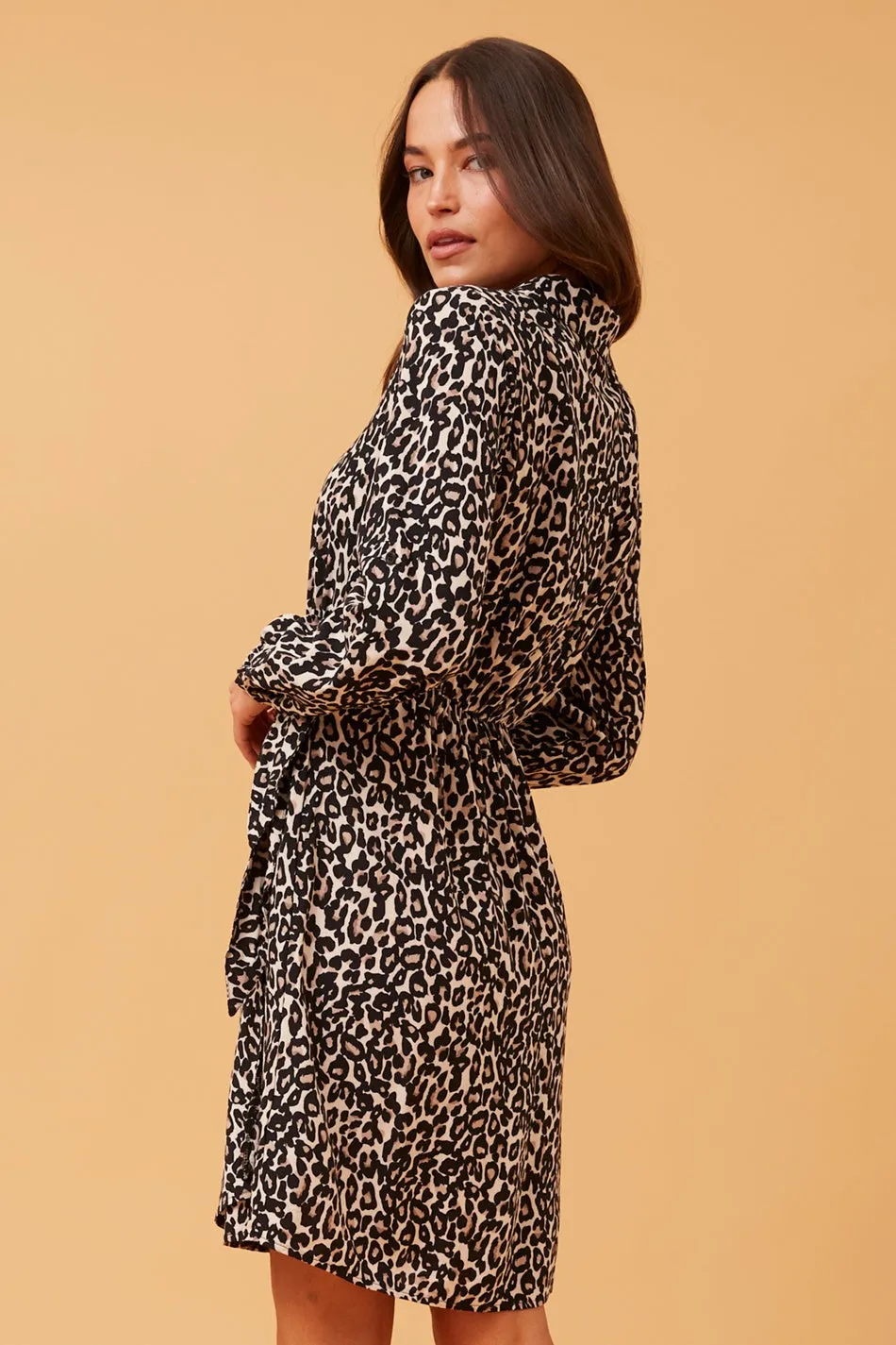 BASIA ANIMAL PRINT DRESS