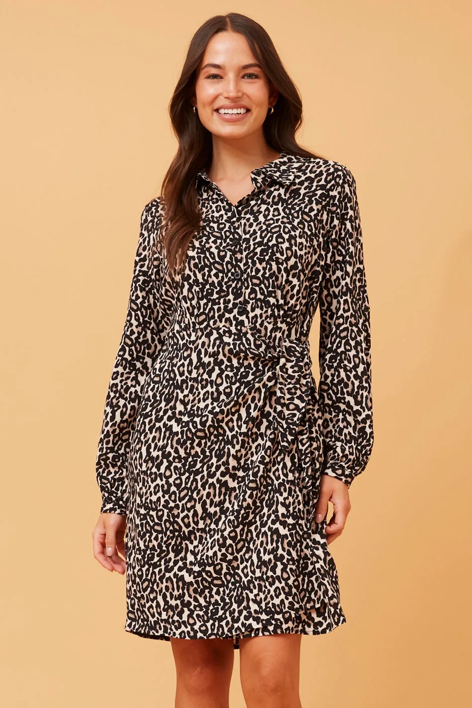 BASIA ANIMAL PRINT DRESS