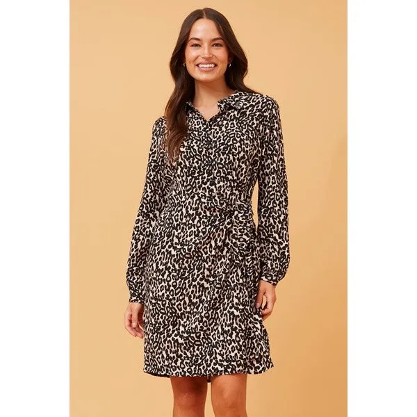 BASIA ANIMAL PRINT DRESS