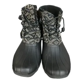 Boots Snow By Sperry In Black, Size: 9