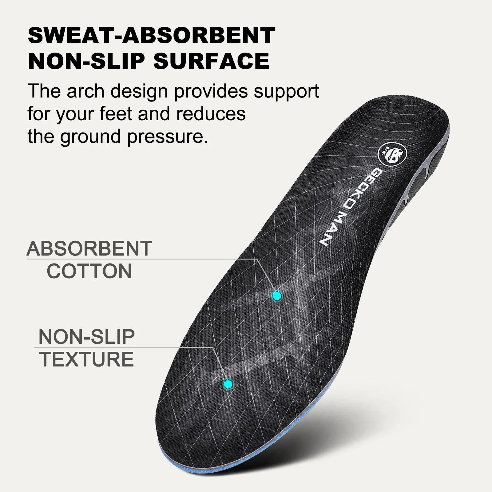 Carbon Fiber Insoles - Black