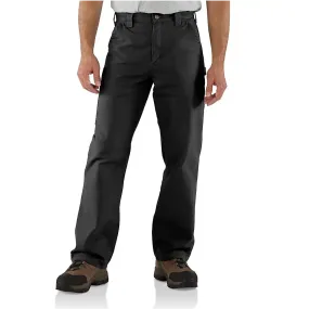 Carhartt Loose Fit Canvas Utility Work Pants - Black