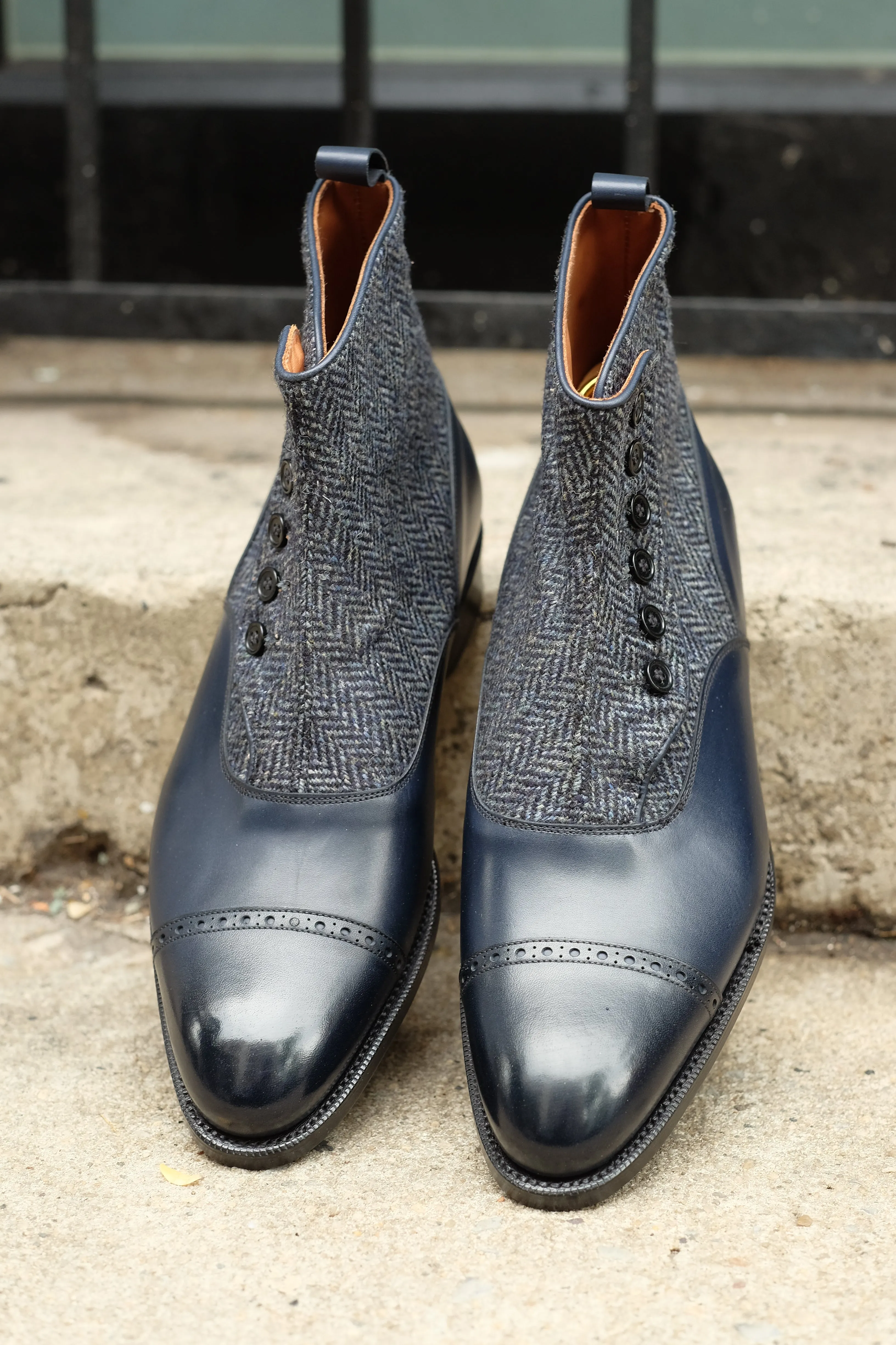 Carkeek II - Midnight Calf / Blue Tweed