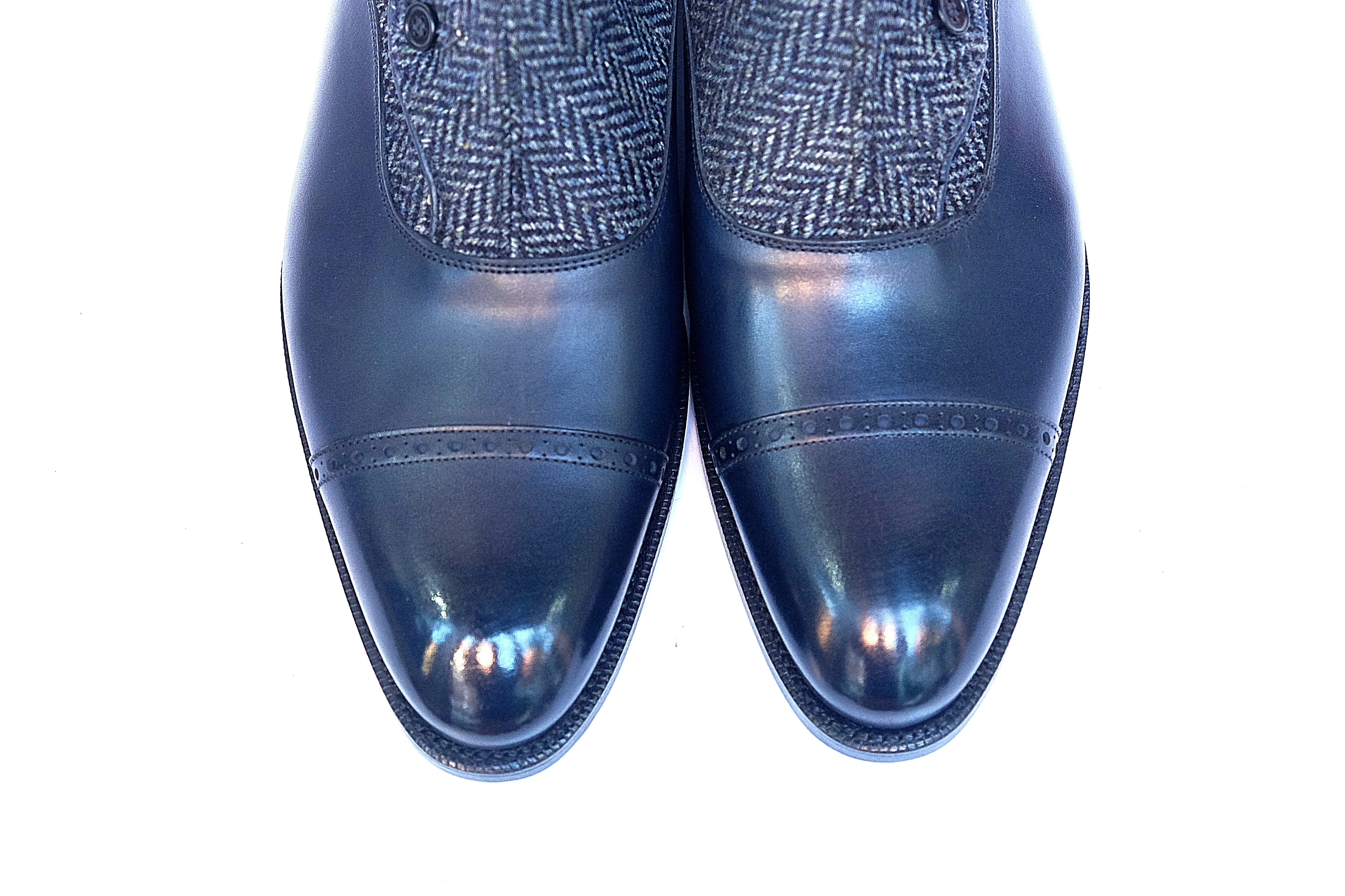 Carkeek II - Midnight Calf / Blue Tweed