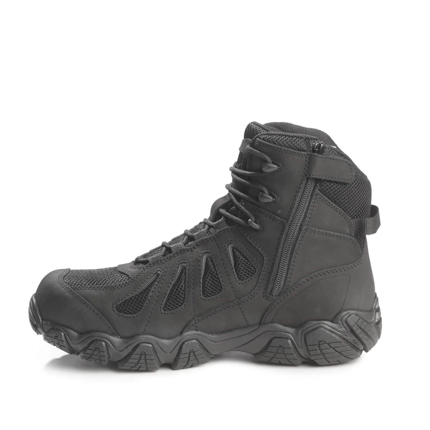 Crosstrex 6 Composite-Toe Boots Black Side Zip WP