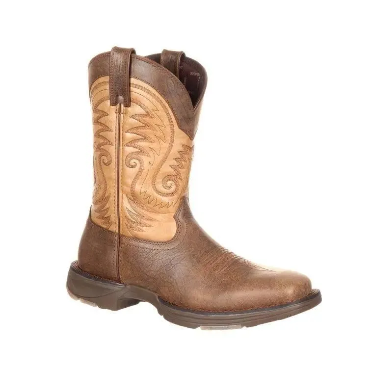 Durango Men's Ultralite Square Toe Western Ranch Work Boot DDB0109