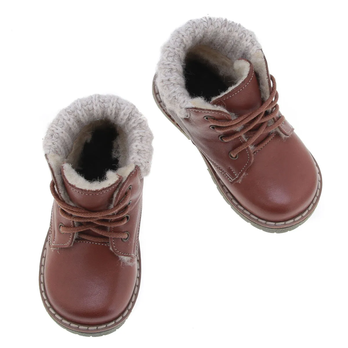 (EV2540A-11) Emel winter shoes Brown