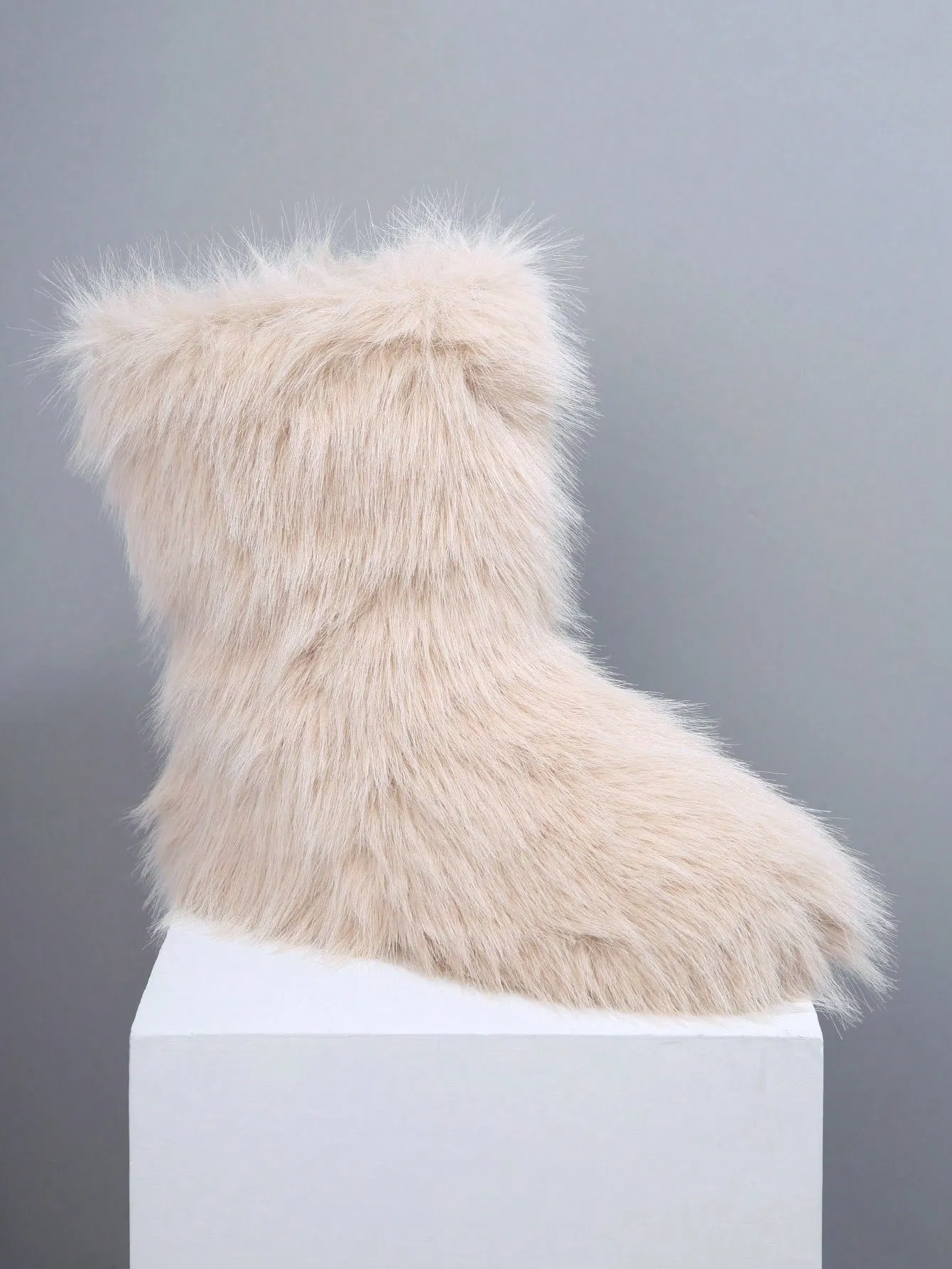 Faux Fur Ankle Boots