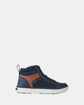 Gino Boot Navy/Tan