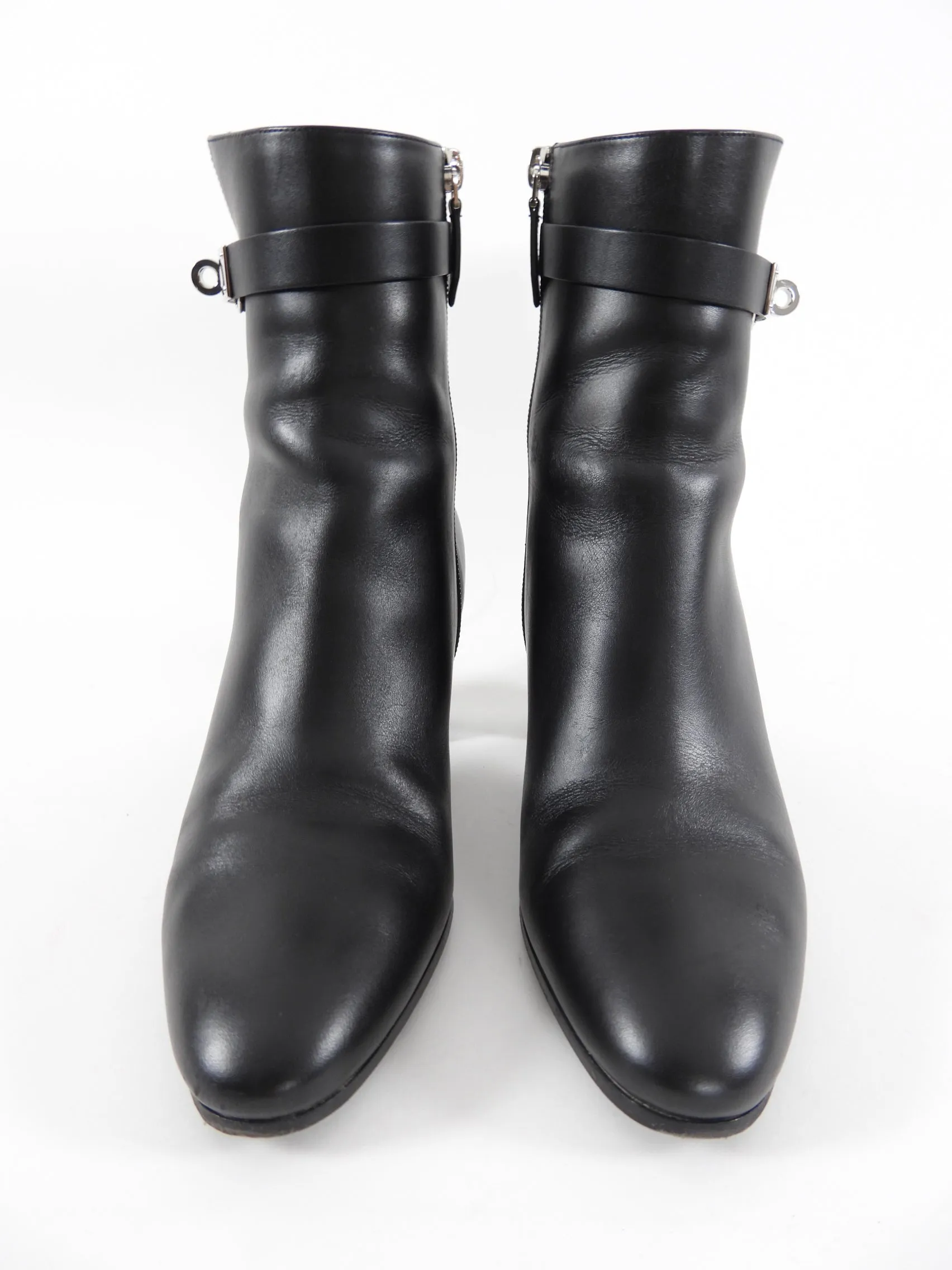 Hermes Black Saint Germain Ankle Boots - 39.5 / 8.5