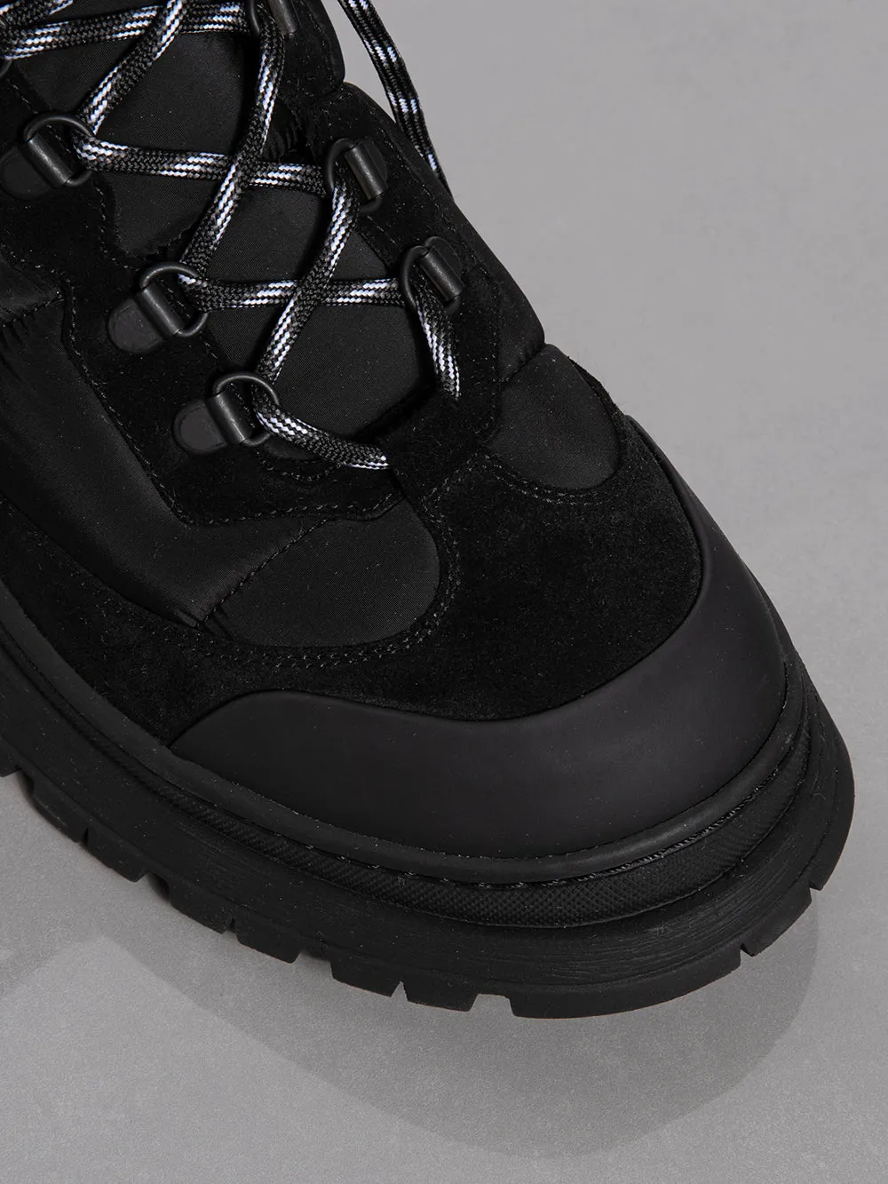 Hiking Lug Sole Boot -- Noir