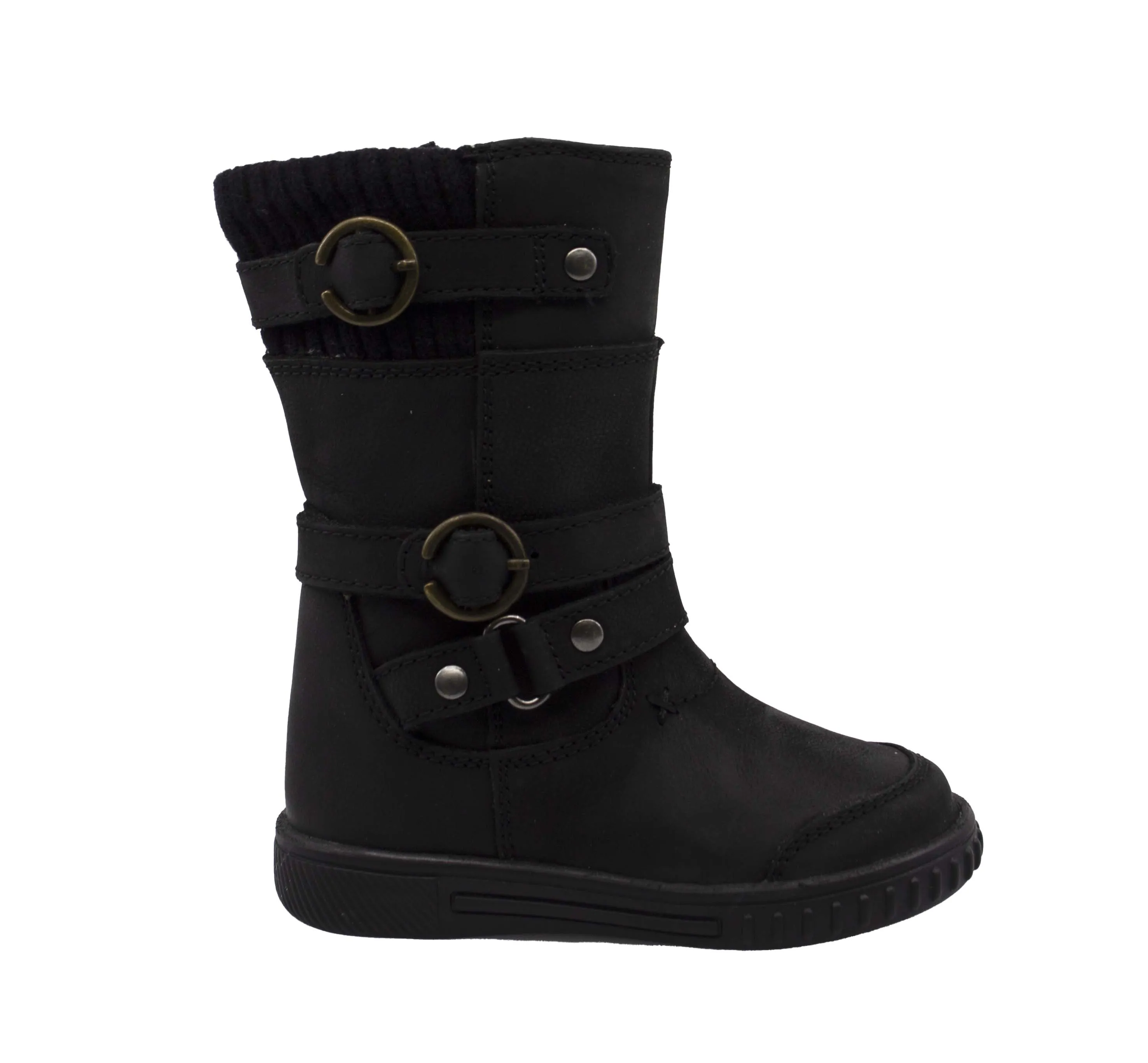 Hush Puppies Lela Kids Black Boots