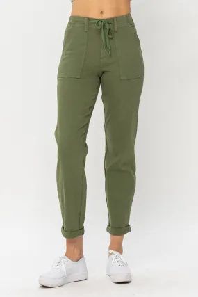 Ireland High Waisted Denim Jogger