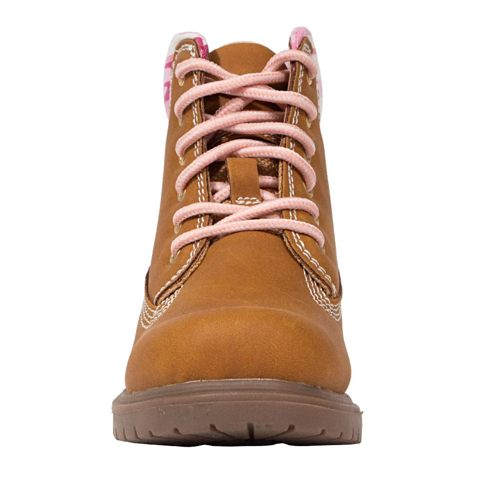 Kids' Mak2 in Dark Wheat/Pink Camo