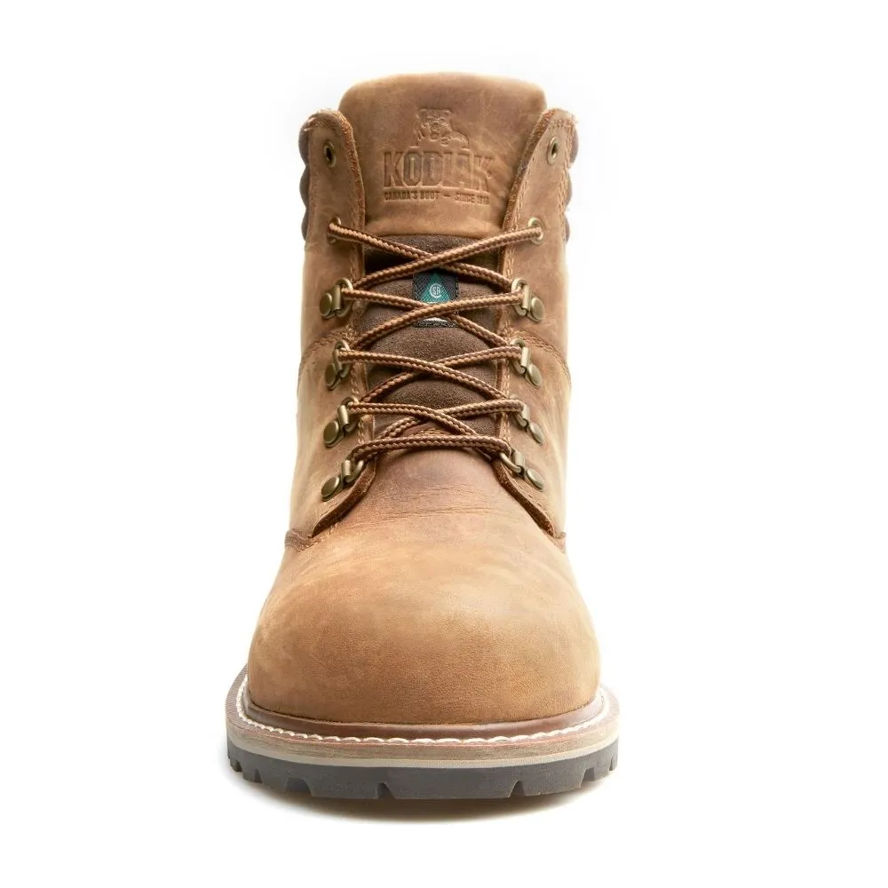 Kodiak Bralorne Women's 6" WP Composite Toe Work Boot KD0A4TEWBRN - Tan