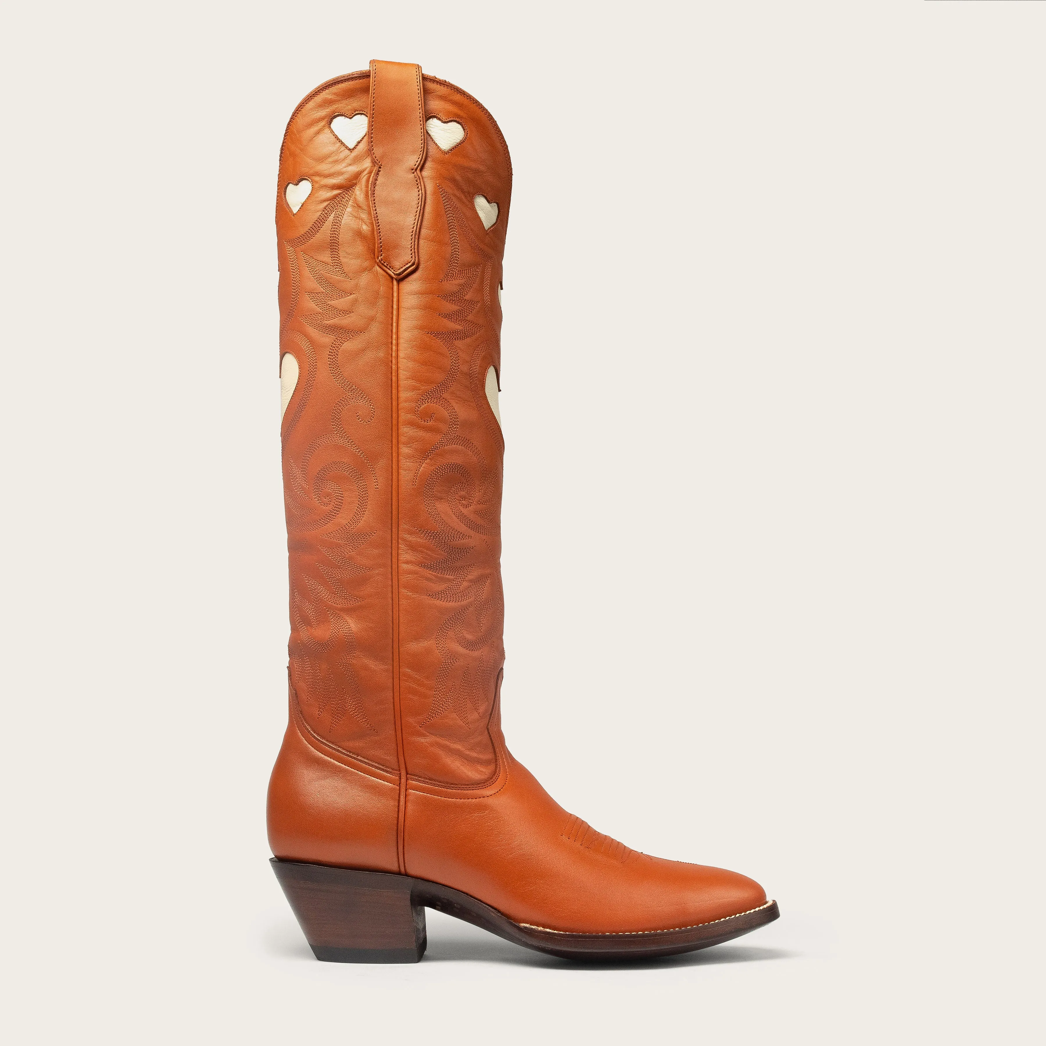 Latigo & Bone Heart Boot