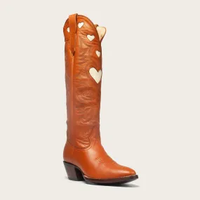 Latigo & Bone Heart Boot