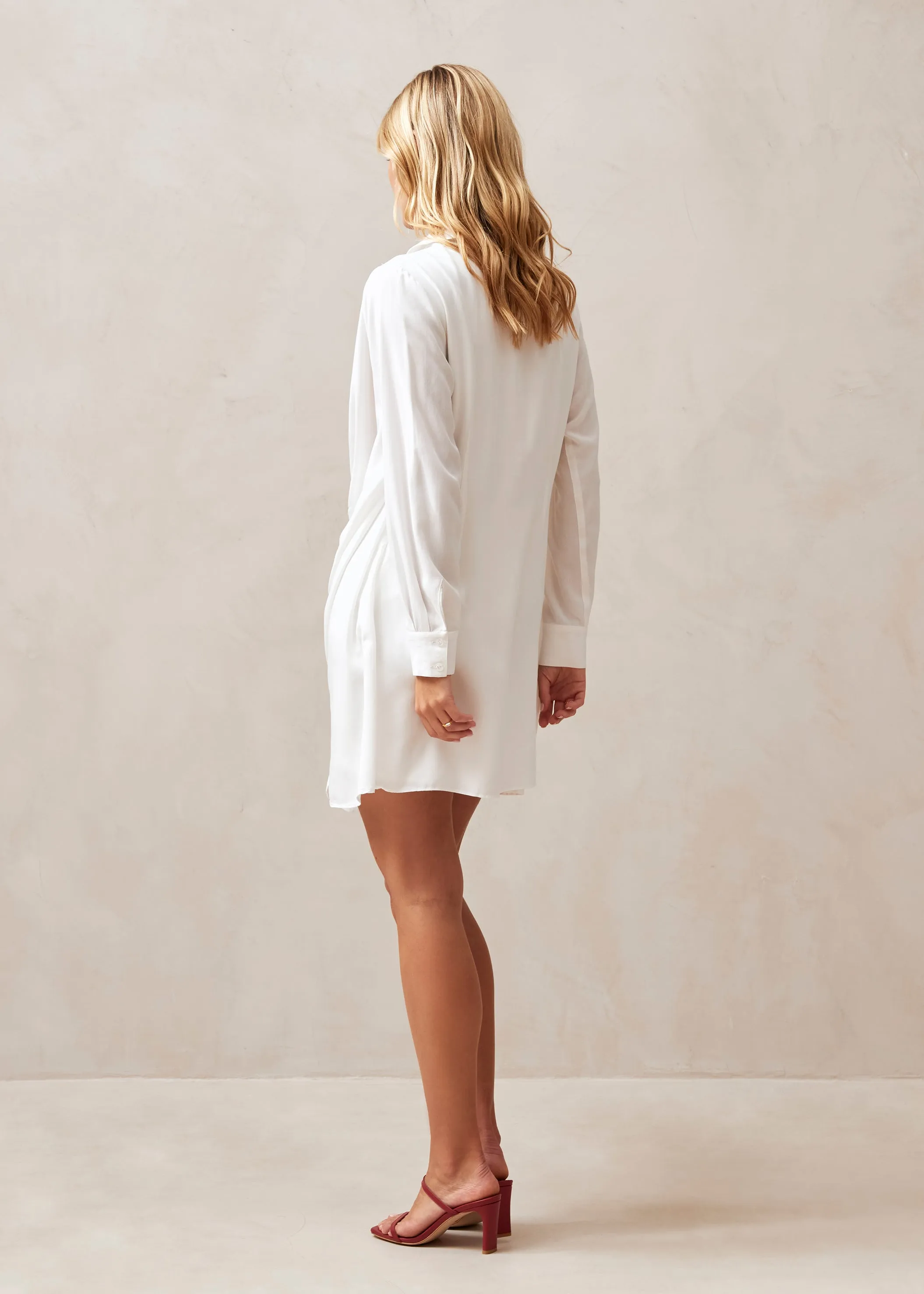 Liberica Cream Mini Dress