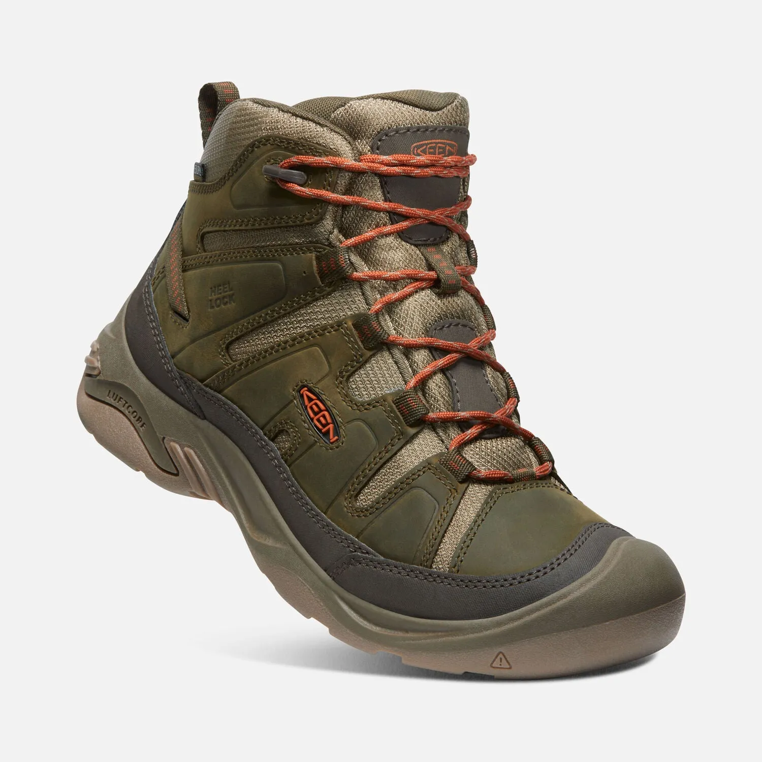 MEN'S CIRCADIA MID WP - DARK OLIVE/POTTERS CLAY