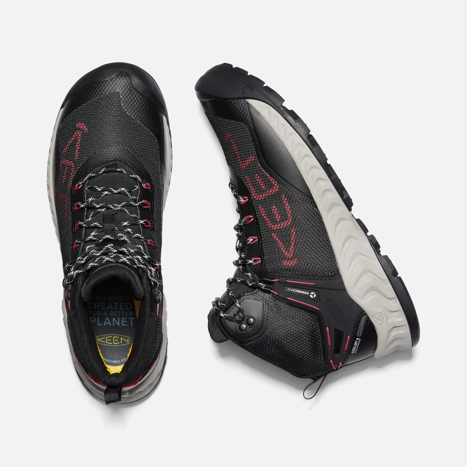 MEN'S NXIS EVO MID - BLACK/RED CARPET