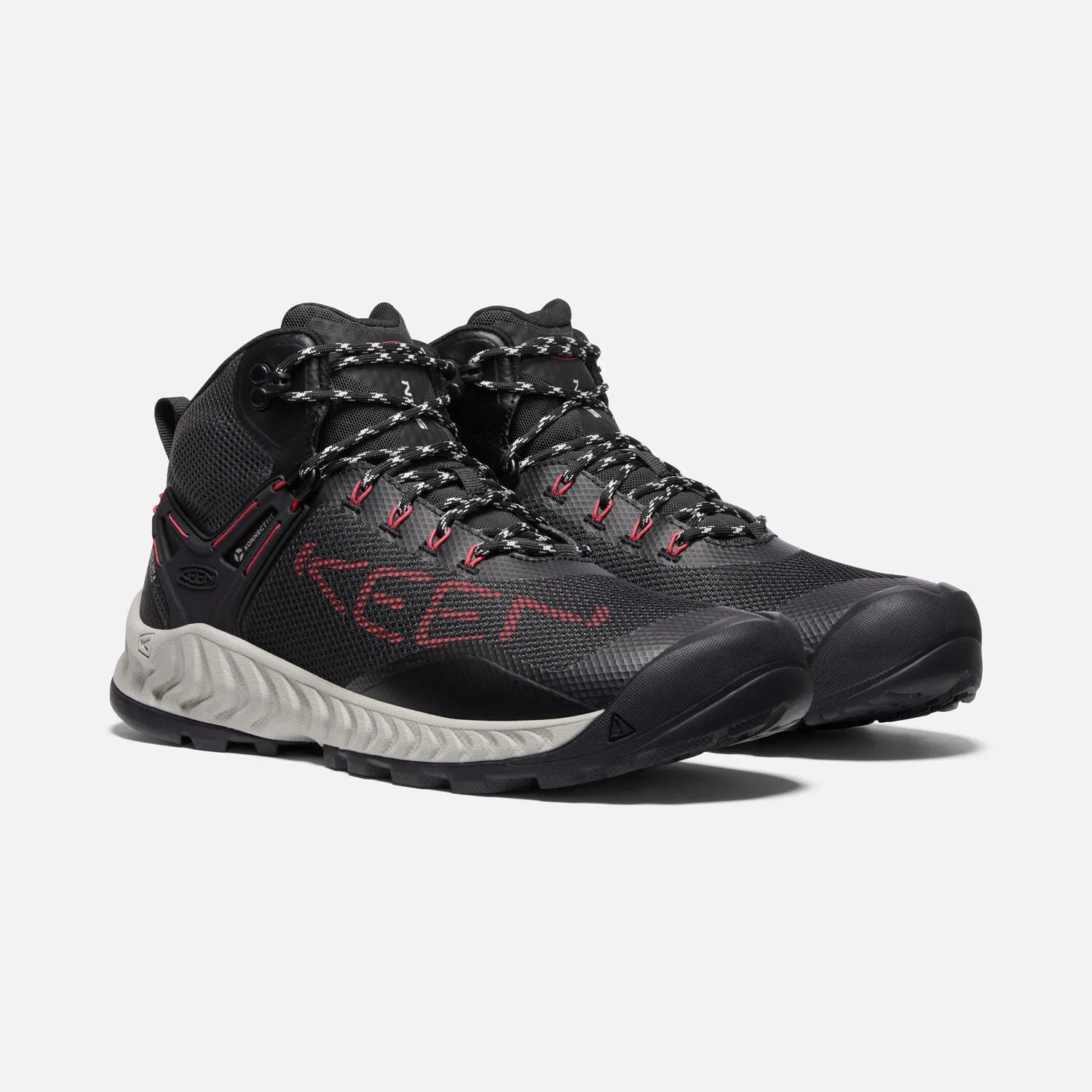 MEN'S NXIS EVO MID - BLACK/RED CARPET