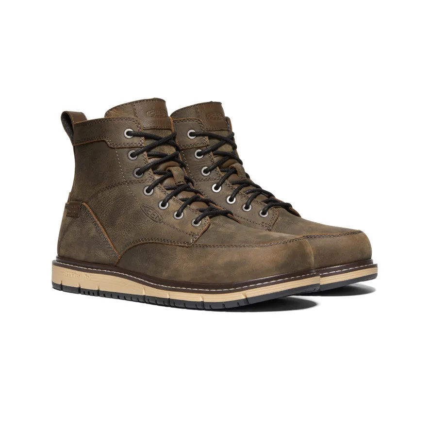 Men's San Jose 6 Waterproof Boot (Aluminum Toe)  |  Cascade Brown/Black