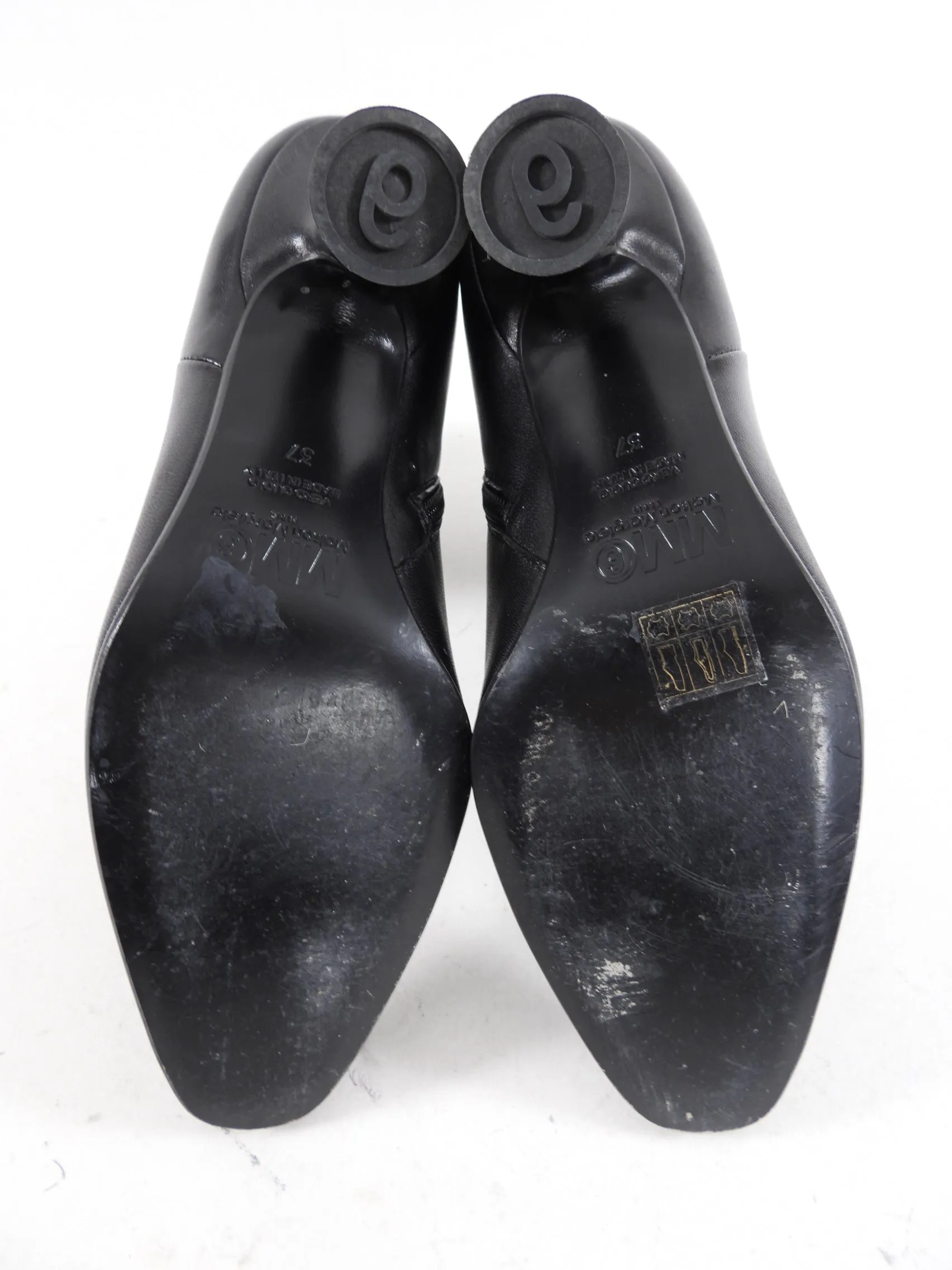 MM6 Margiela Black Leather Ankle boots - 37