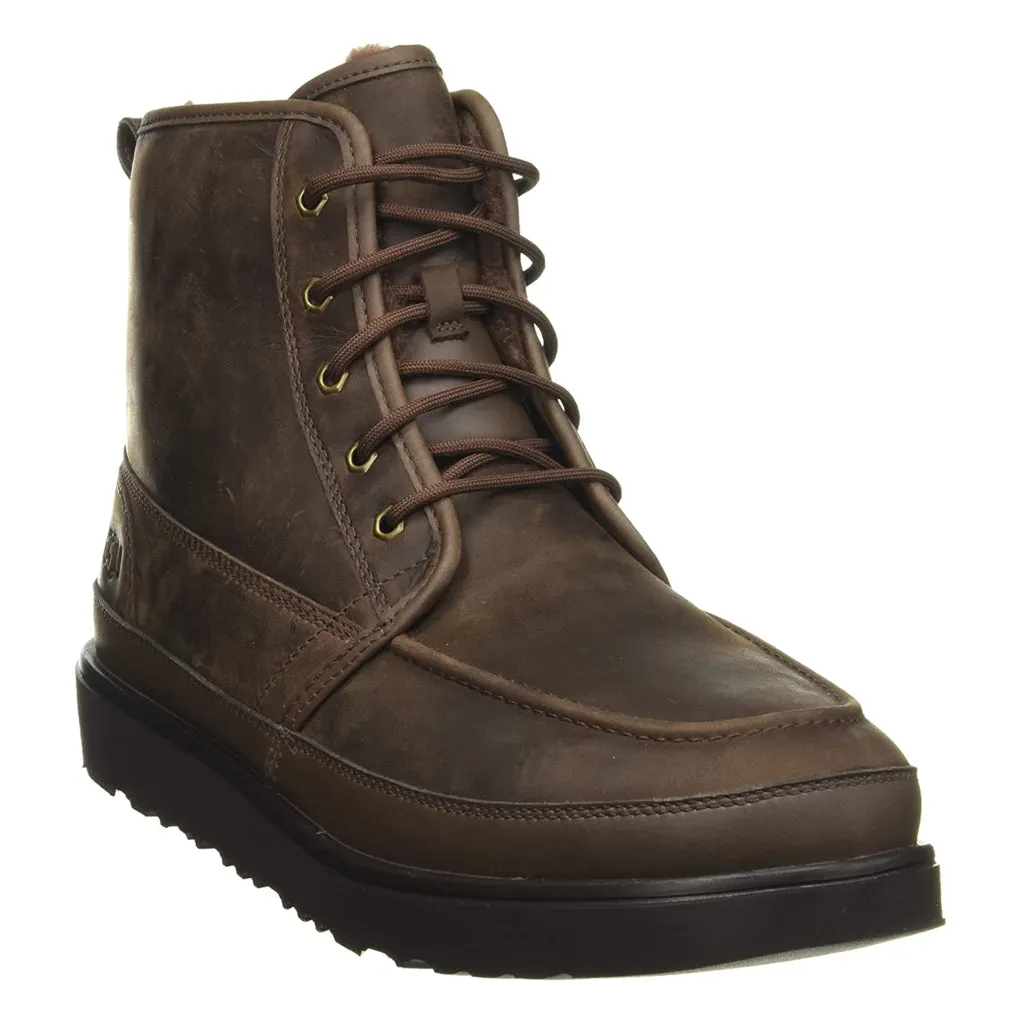 Neumel High Moc Weather Waterproof Leather Men's Moc Toe Boots