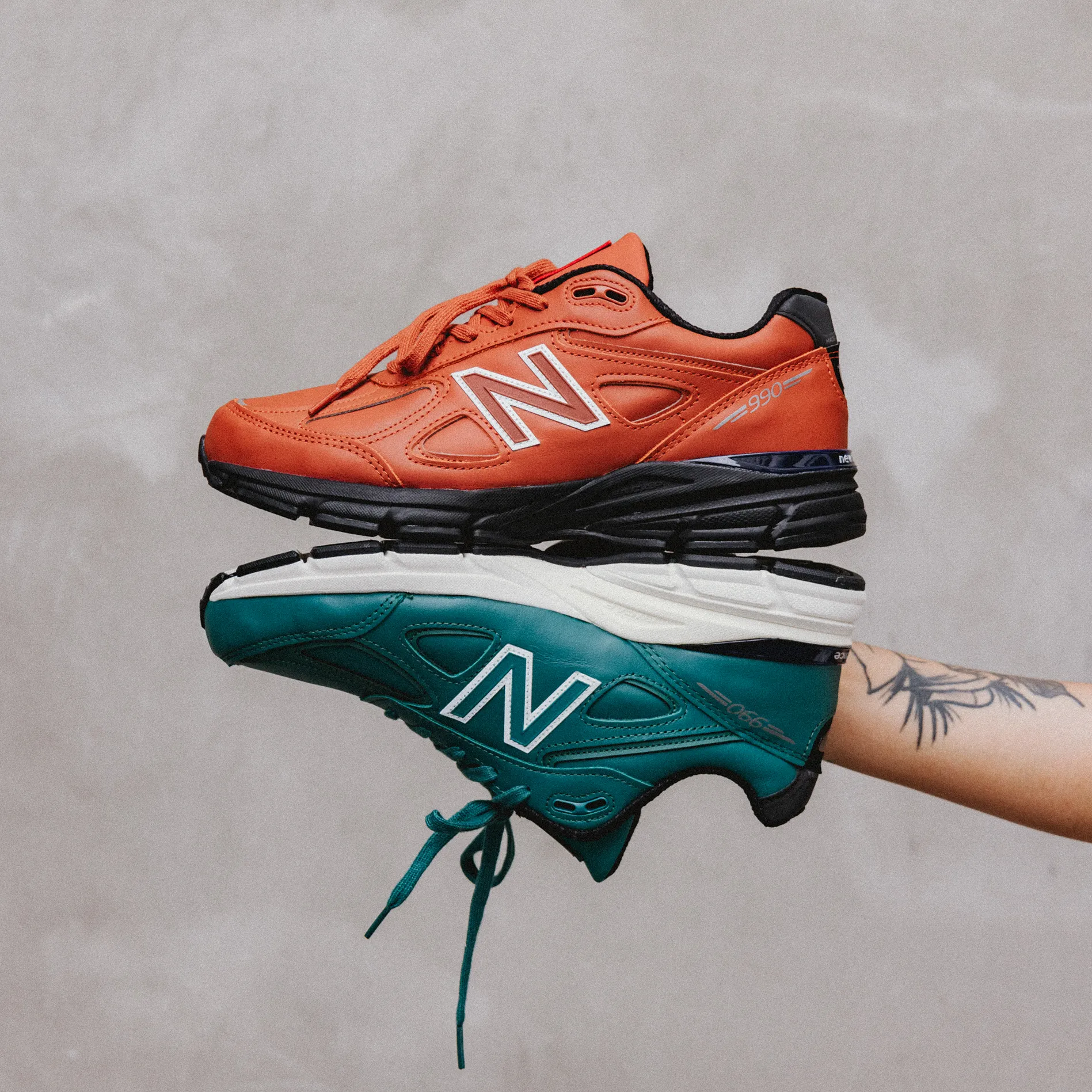 New Balance 990v4 Teal U990TW4