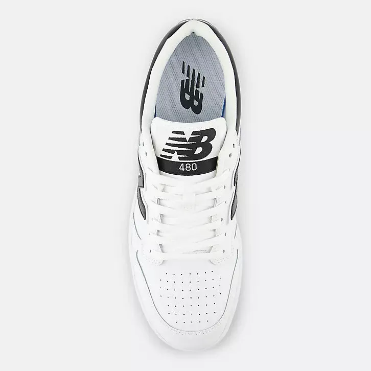 New Balance BB480LBK White Black