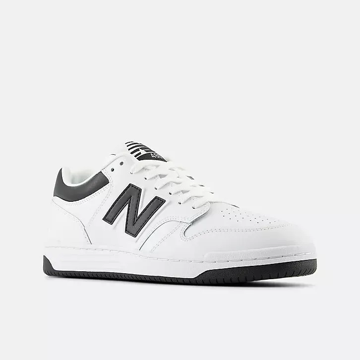 New Balance BB480LBK White Black