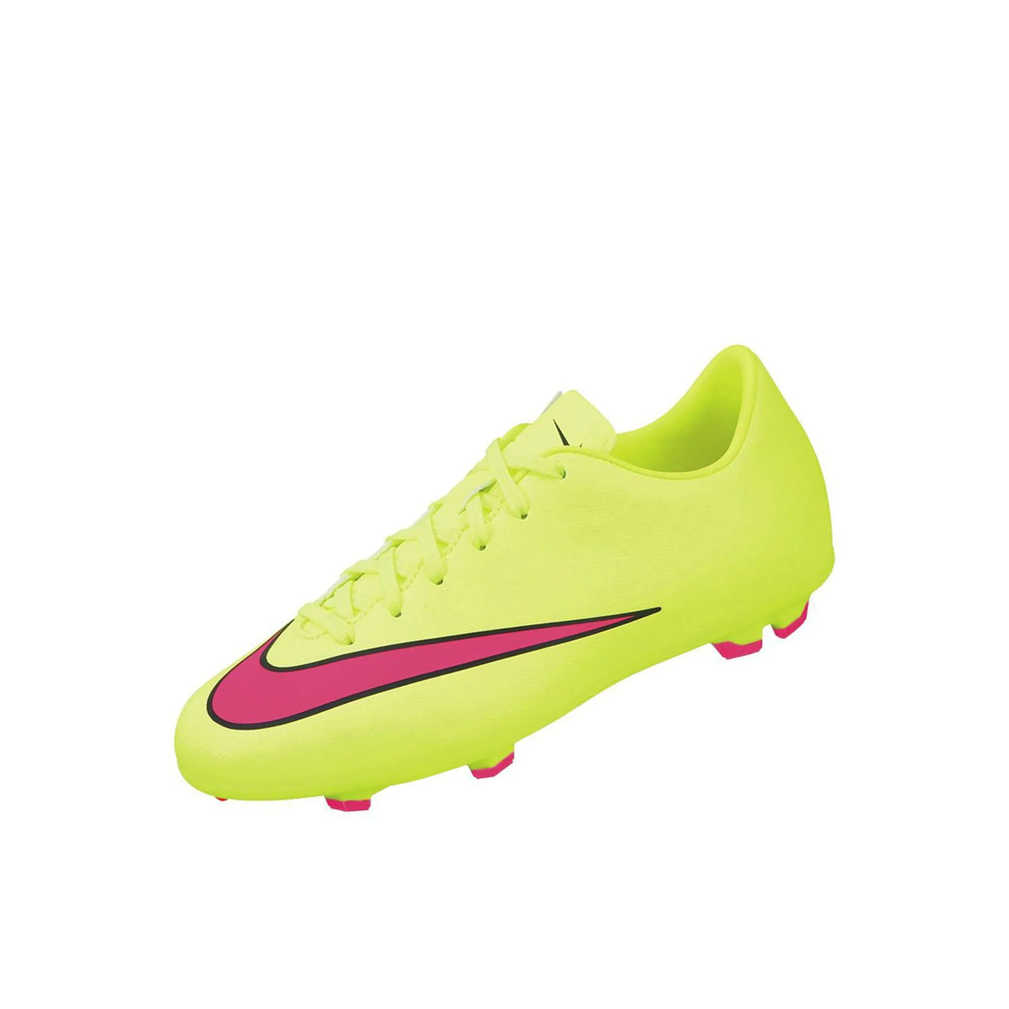 Nike Mercurial Victory (GS) Lace Up Green Synthetic Kids Football Boots 651634 760