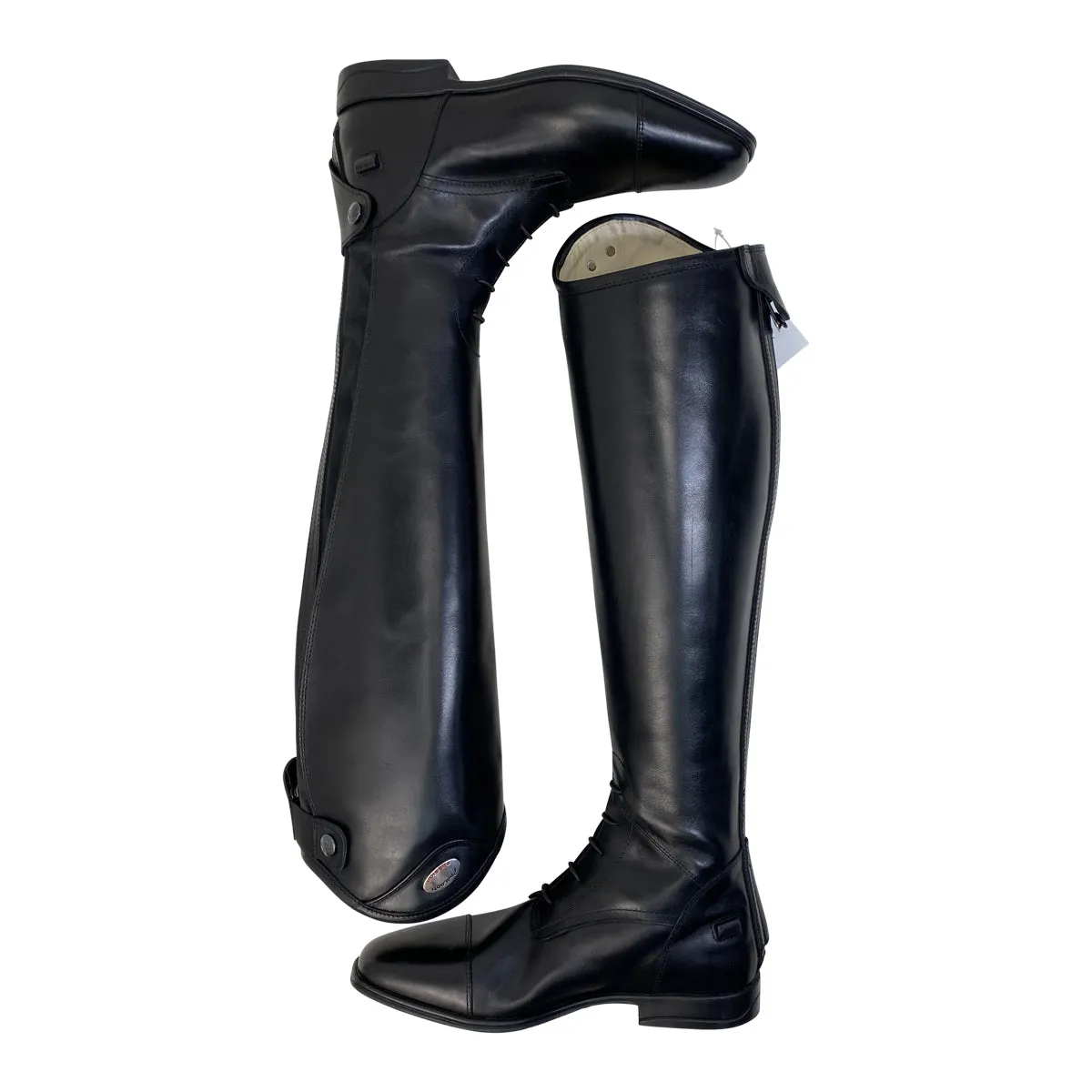 Parlanti 'Miami' Field Boots in Black - Women's EU 39 XLH (US 8.5 X-Wide/X-Tall)