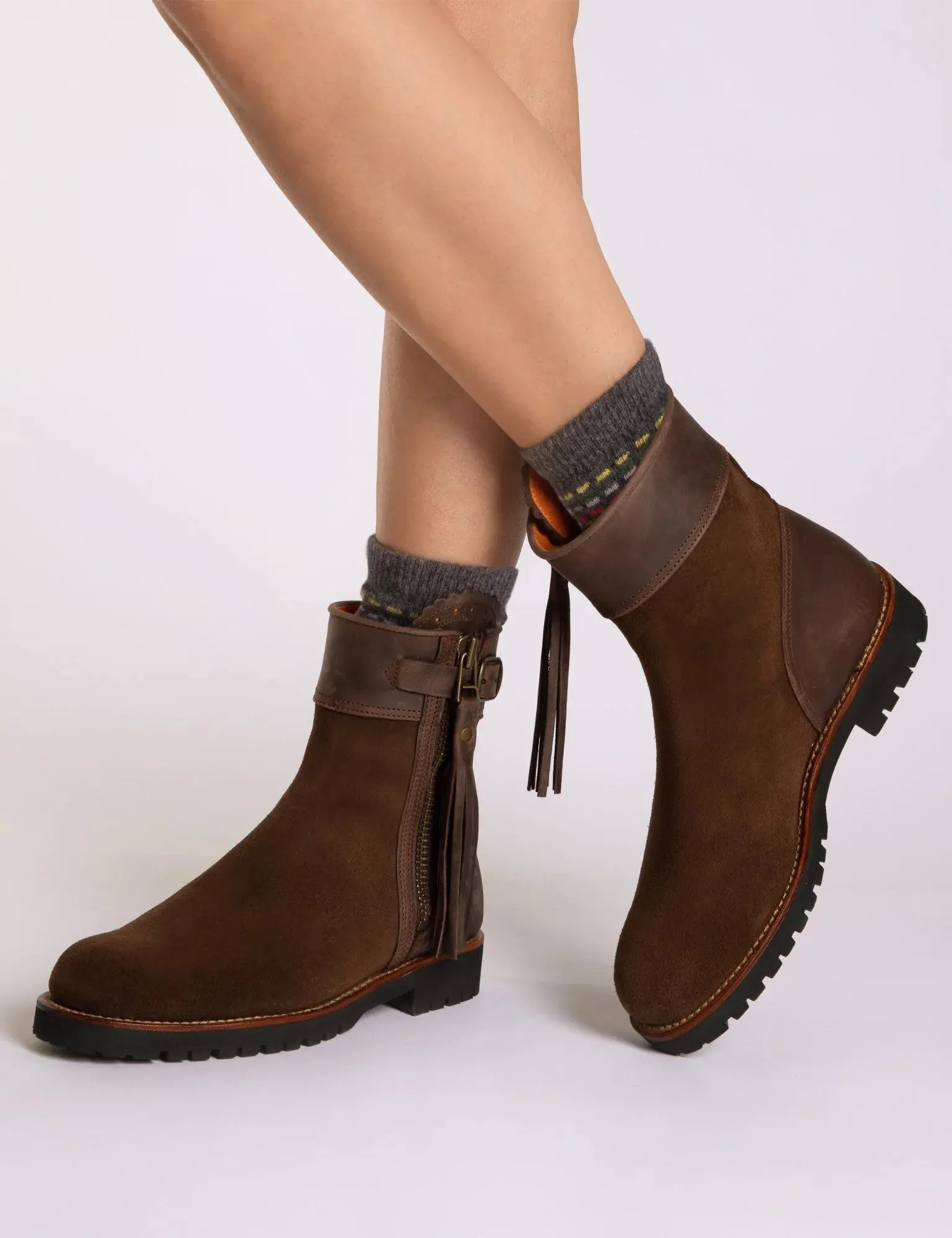 Penelope Chilvers Inclement Cropped Tassel Boot