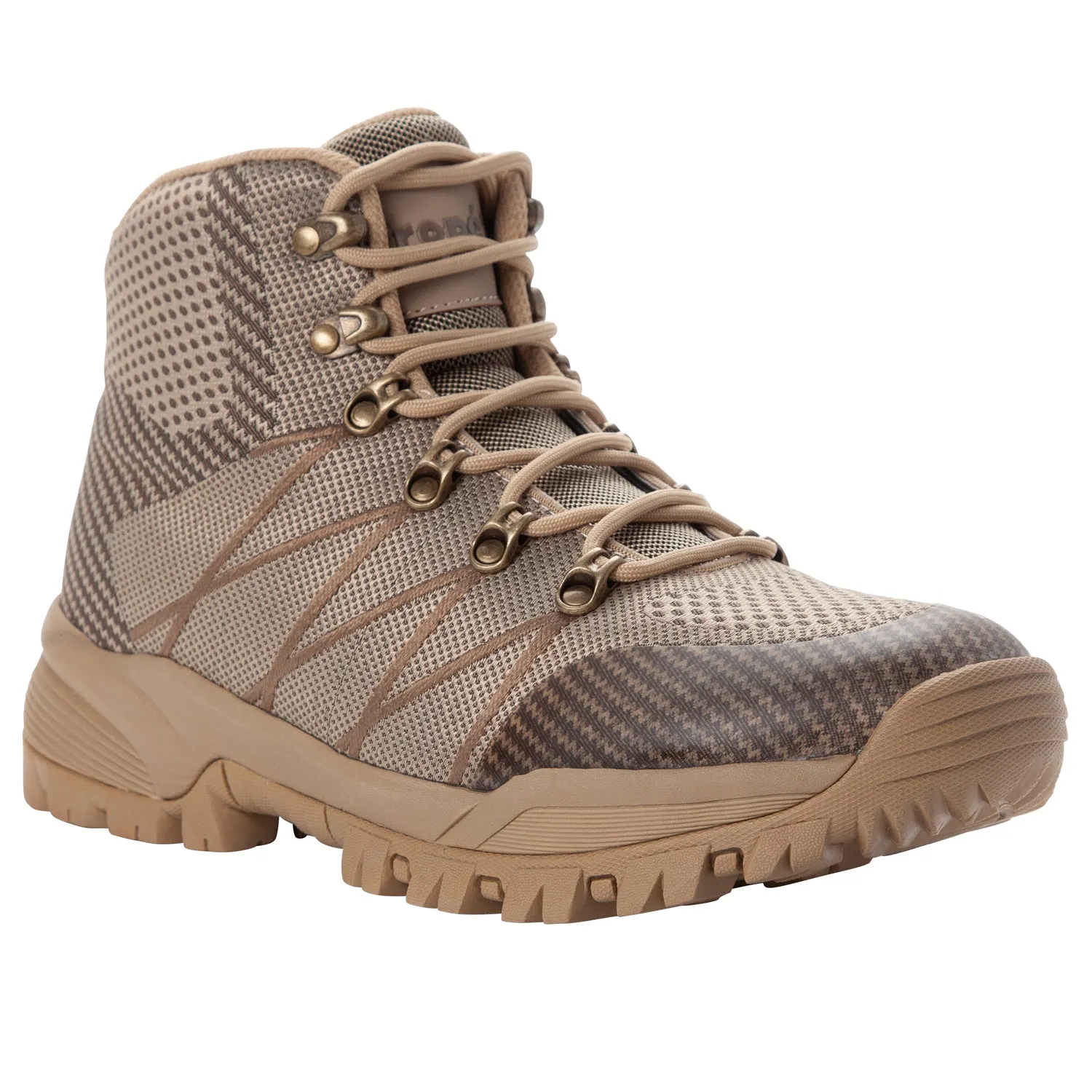 Propet's Men Work Boots- Traverse MBA042K- Sand/ Brown