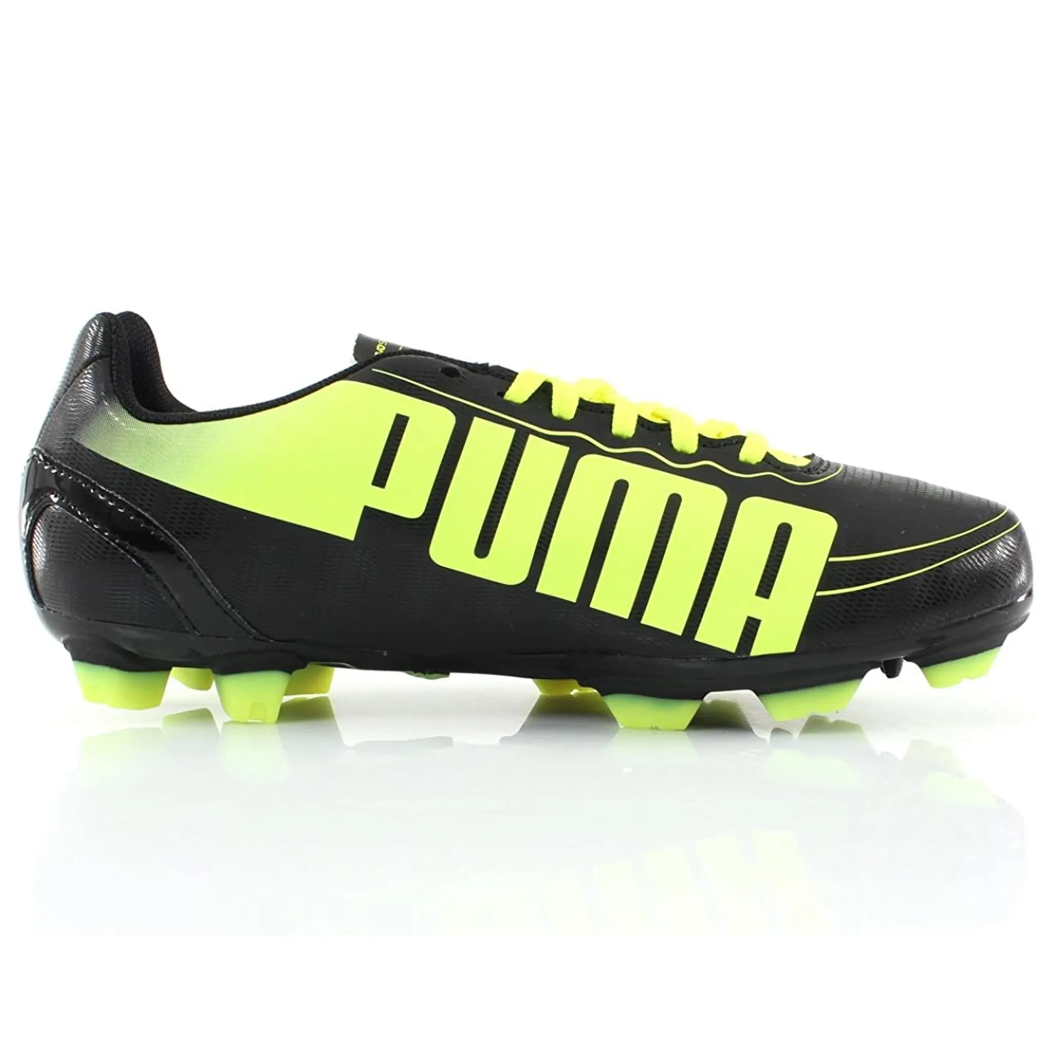 Puma EvoSpeed 5.2 FG Black Kids Football Boots