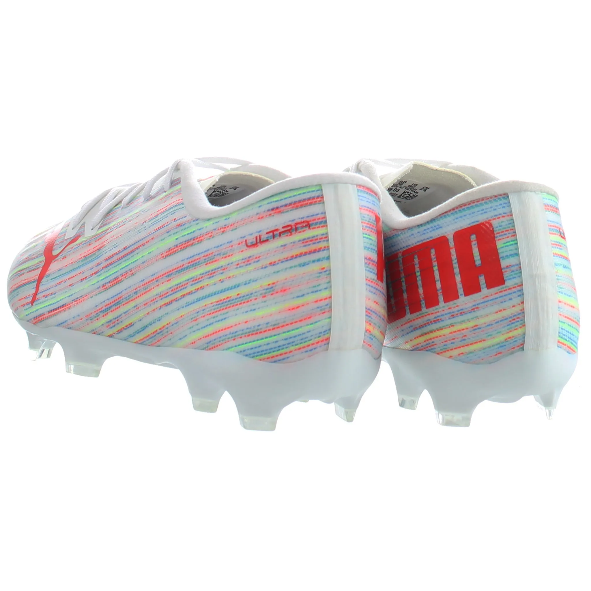 Puma Ultra 2.2 FG/AG White Kids Football Boots