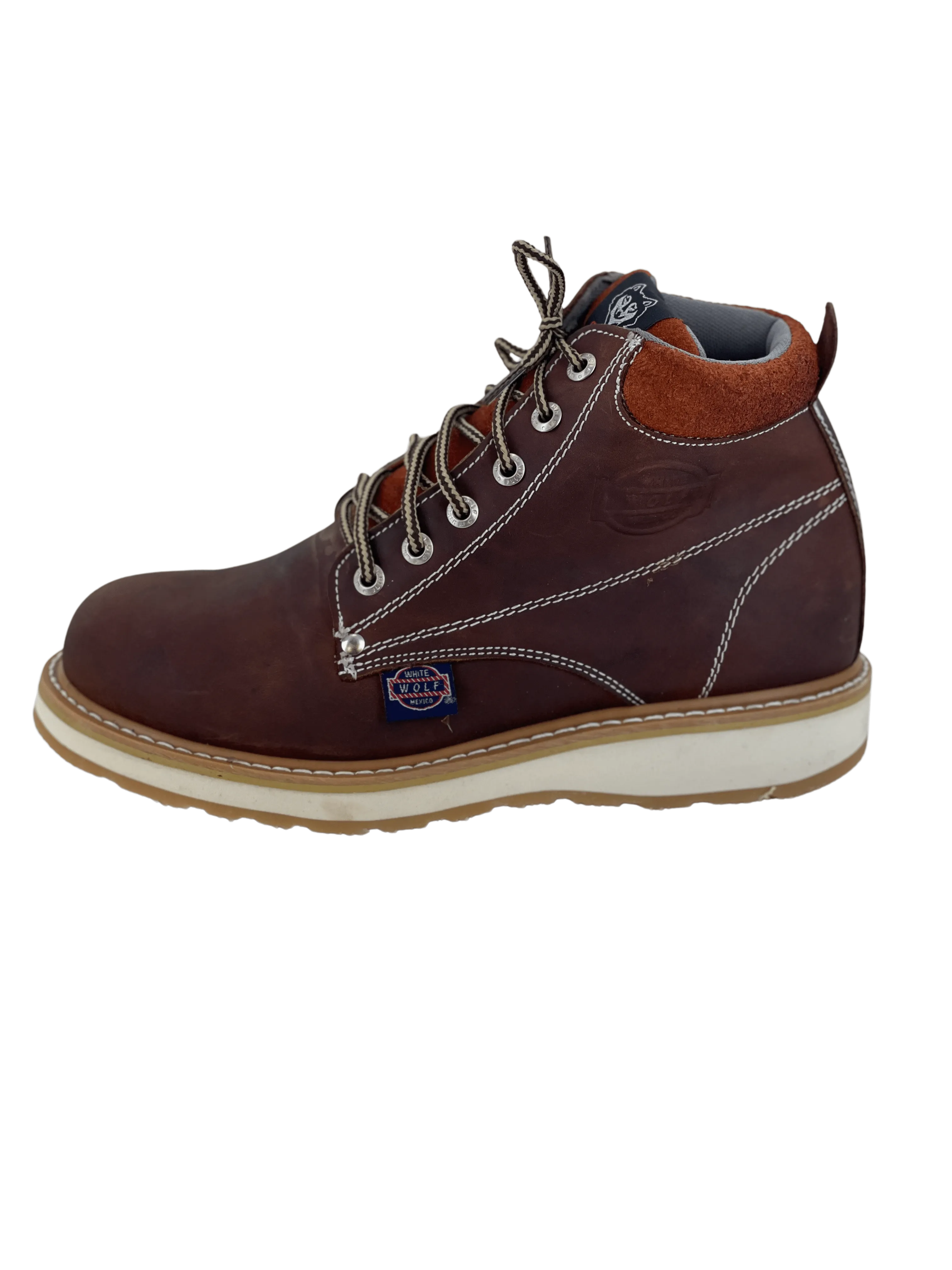 Rugged Brown 6” Double Density (Plain Front) Work Boot