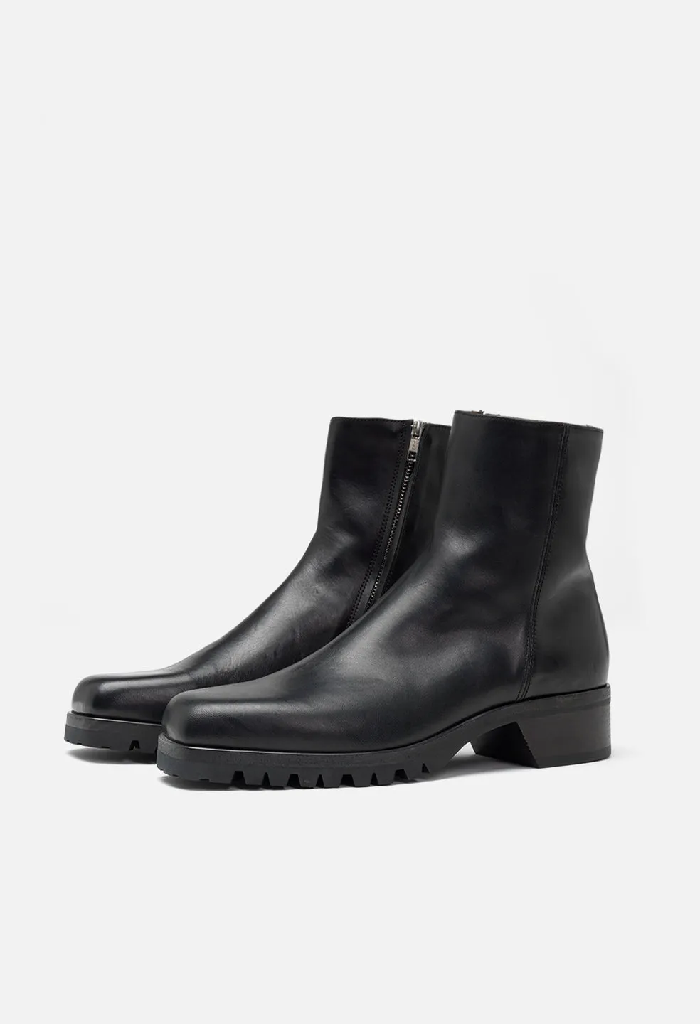 Square Toe Boot / Black