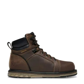 Steel Yard 6 Men's Steel-Toe Boot Wedge Brown WP