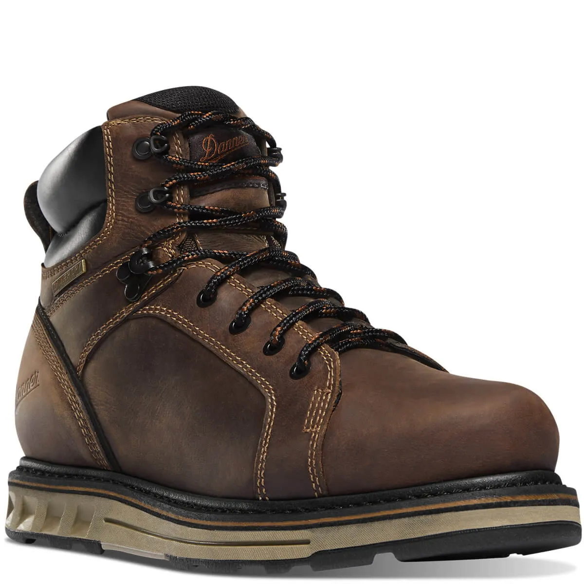 Steel Yard 6 Men's Steel-Toe Boot Wedge Brown WP