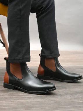 Theory Black Chelsea Boots