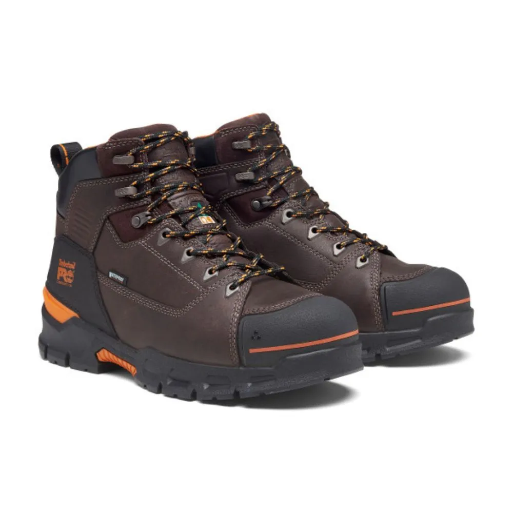 Timberland PRO Endurance EV Men's 6" Waterproof Composite Toe Work Boot TB0A5X93214 - Brown